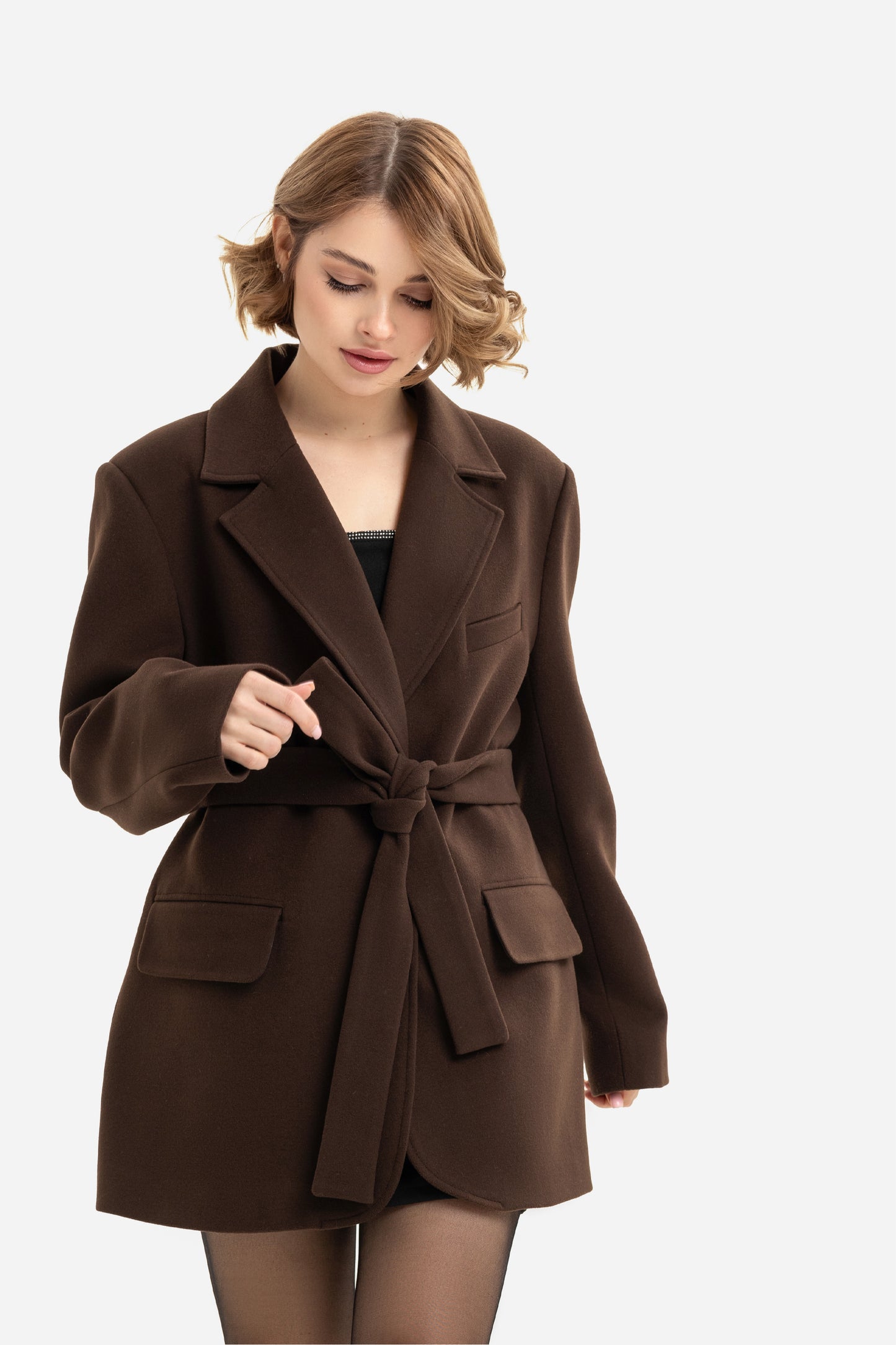 Women's short coat-jacket