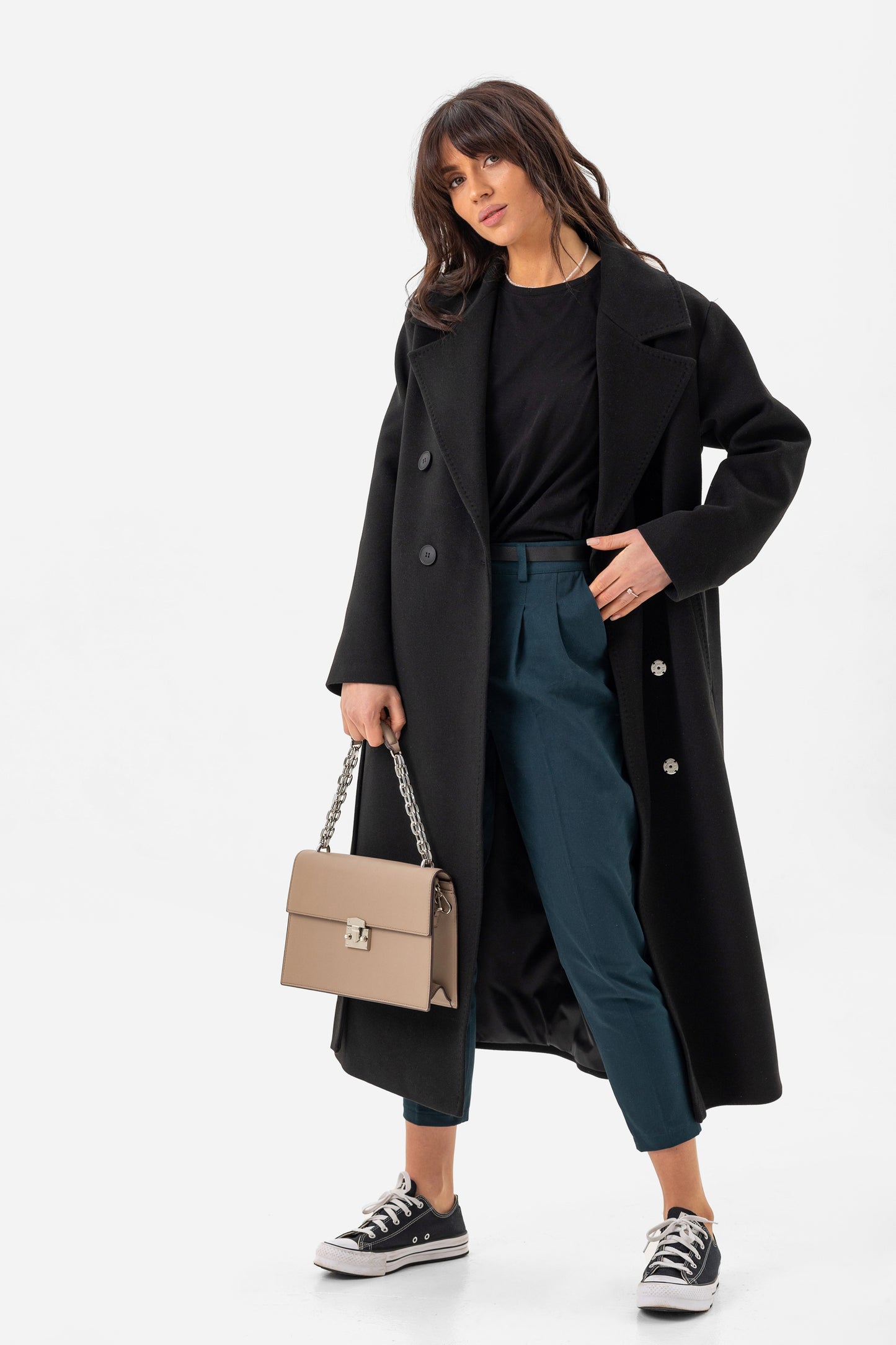 Long oversized coat