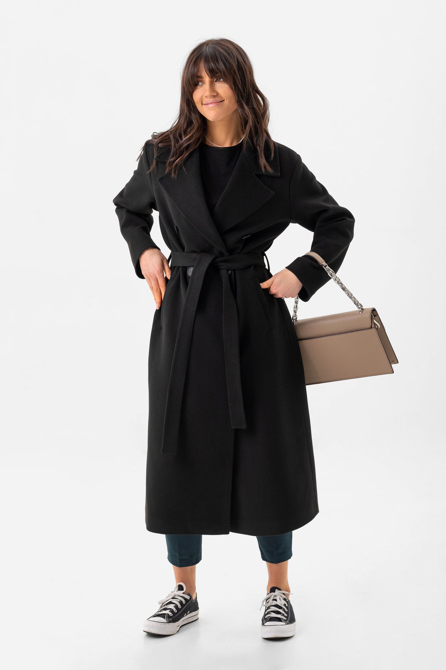Long oversized coat