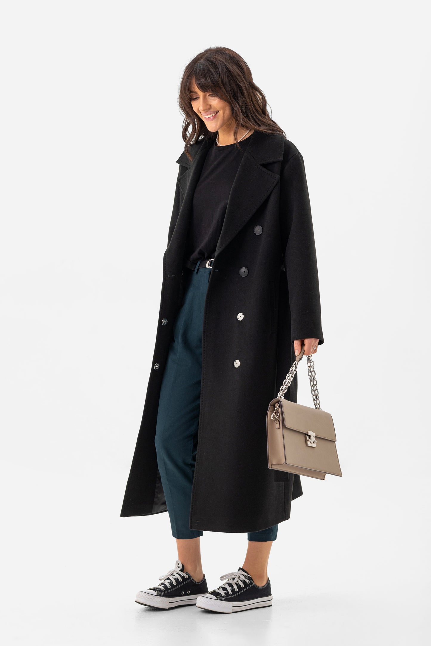 Long oversized coat