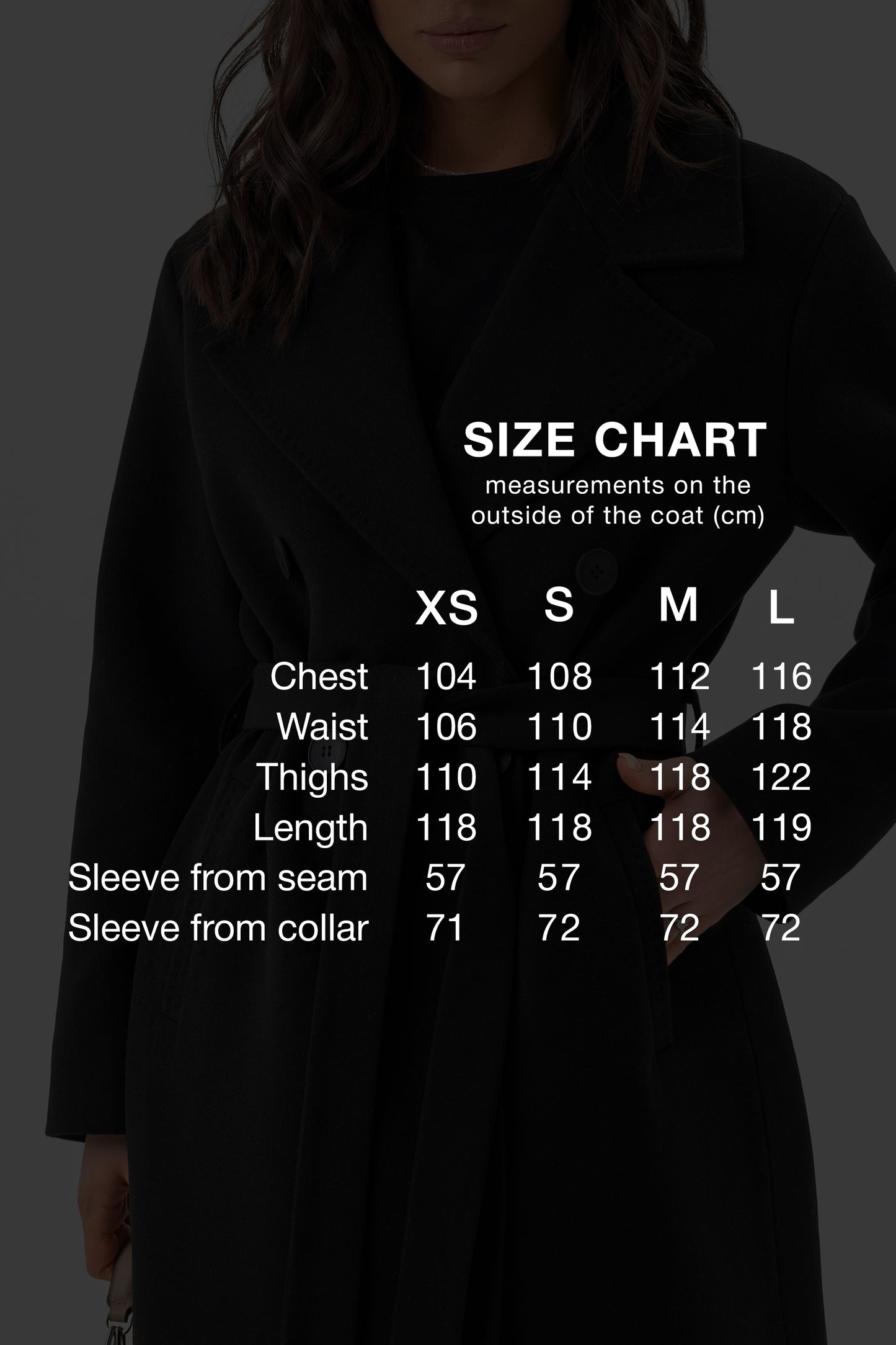 Long oversized coat