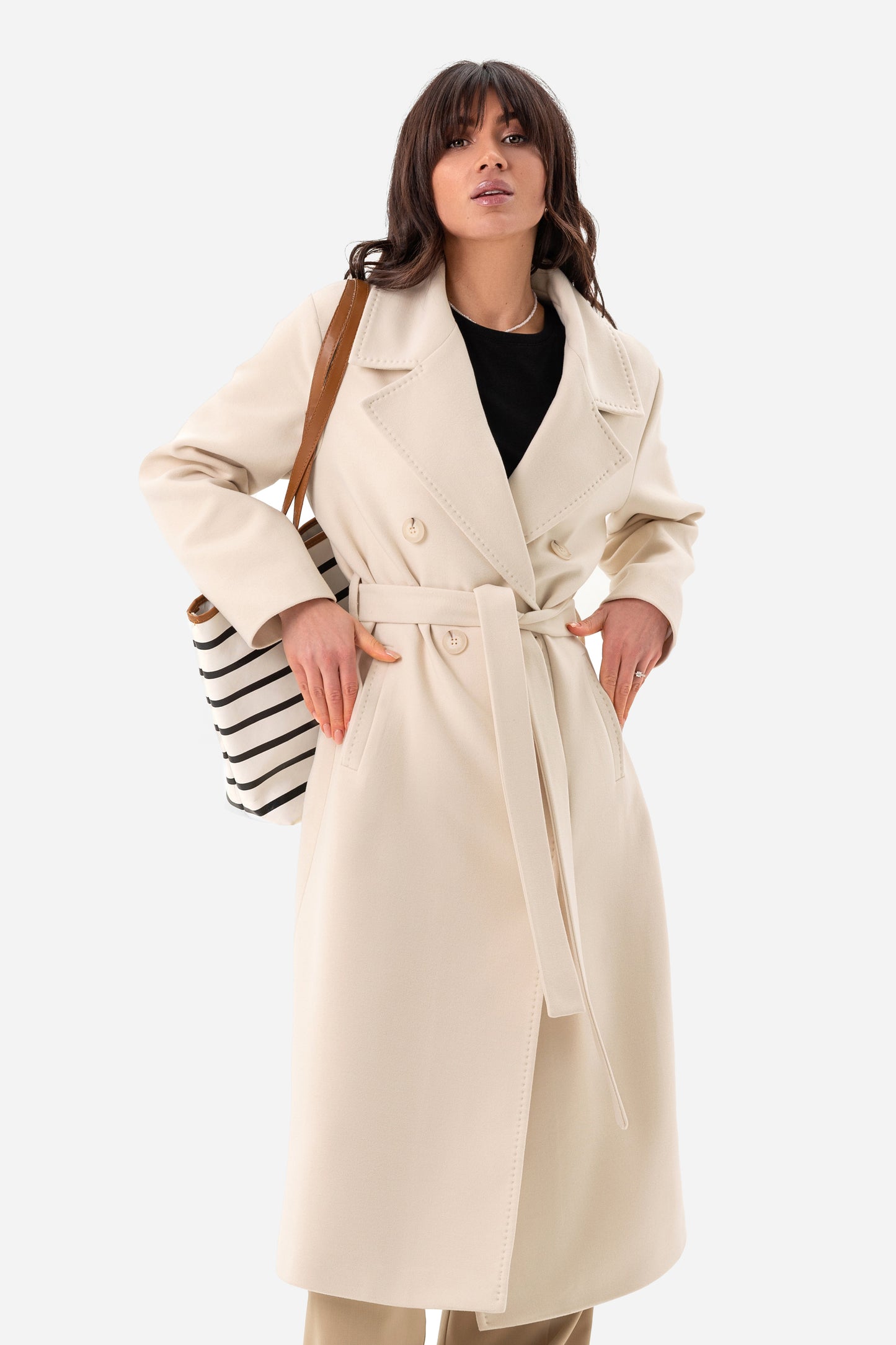 Long oversized coat