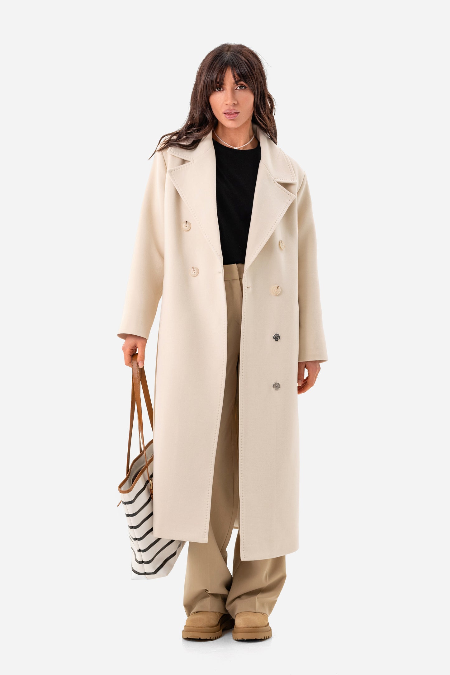 Long oversized coat