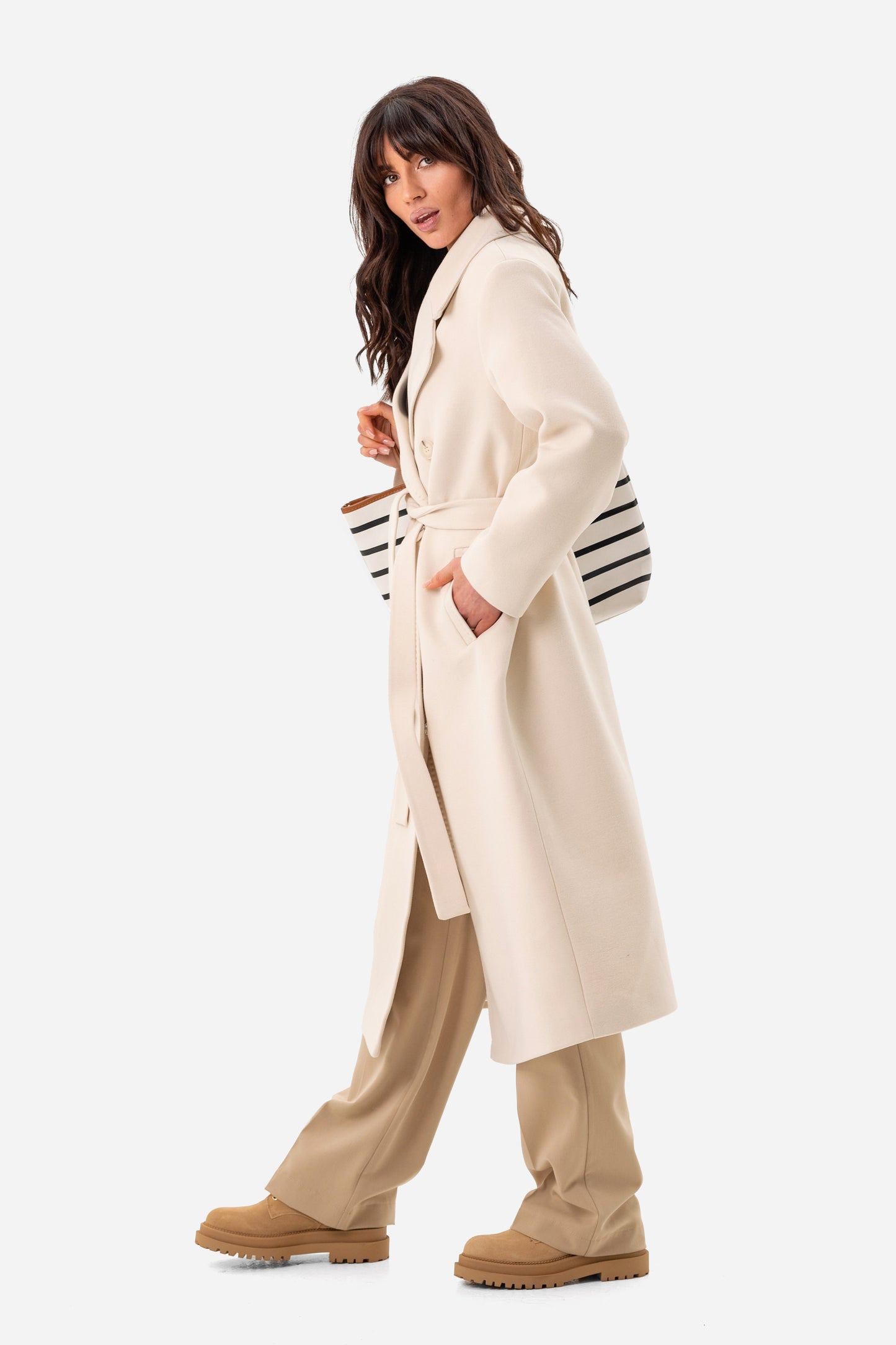 Long oversized coat