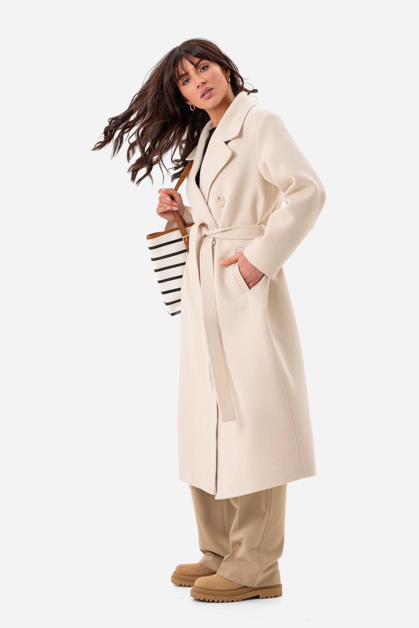 Long oversized coat