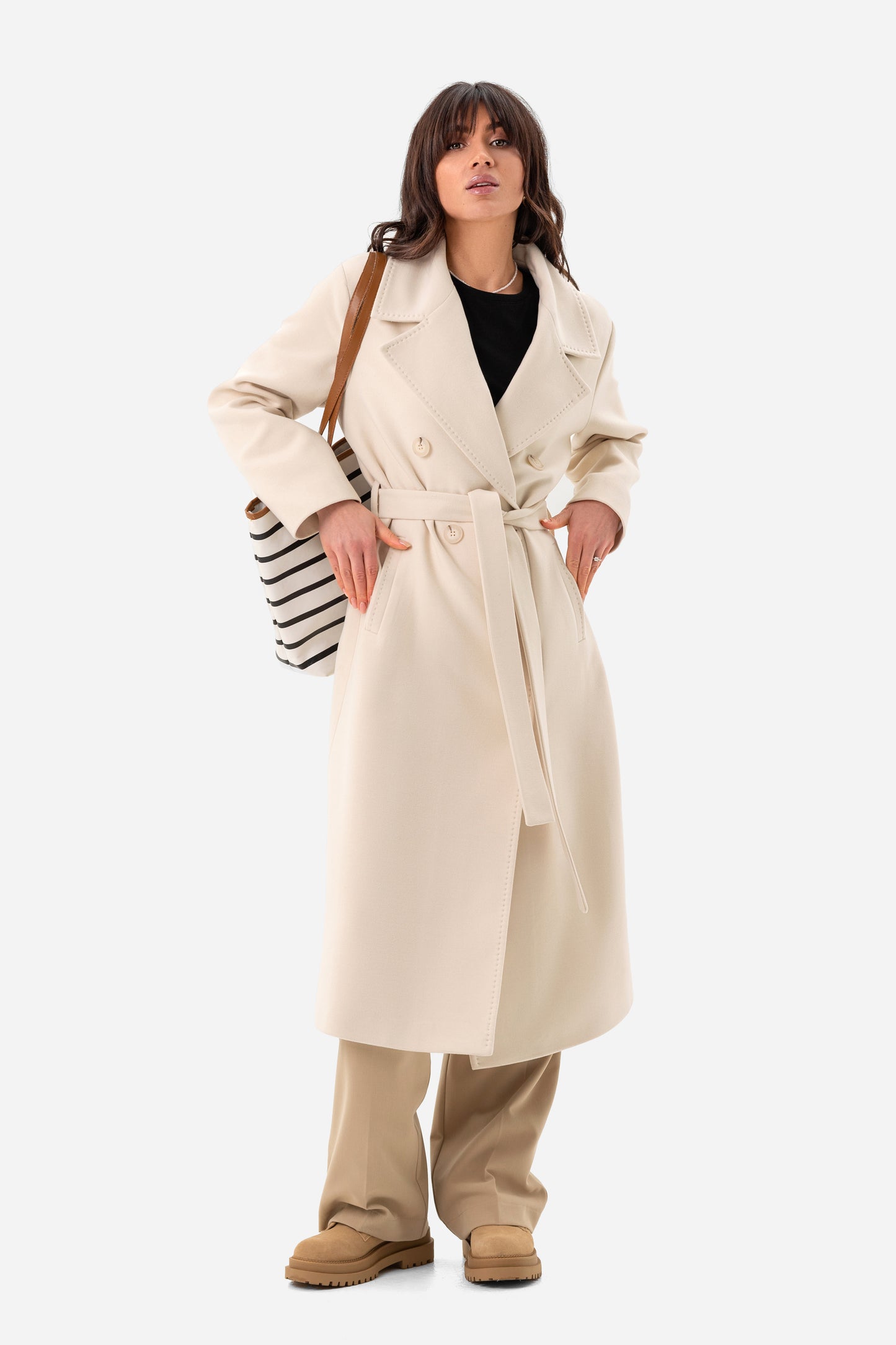 Long oversized coat