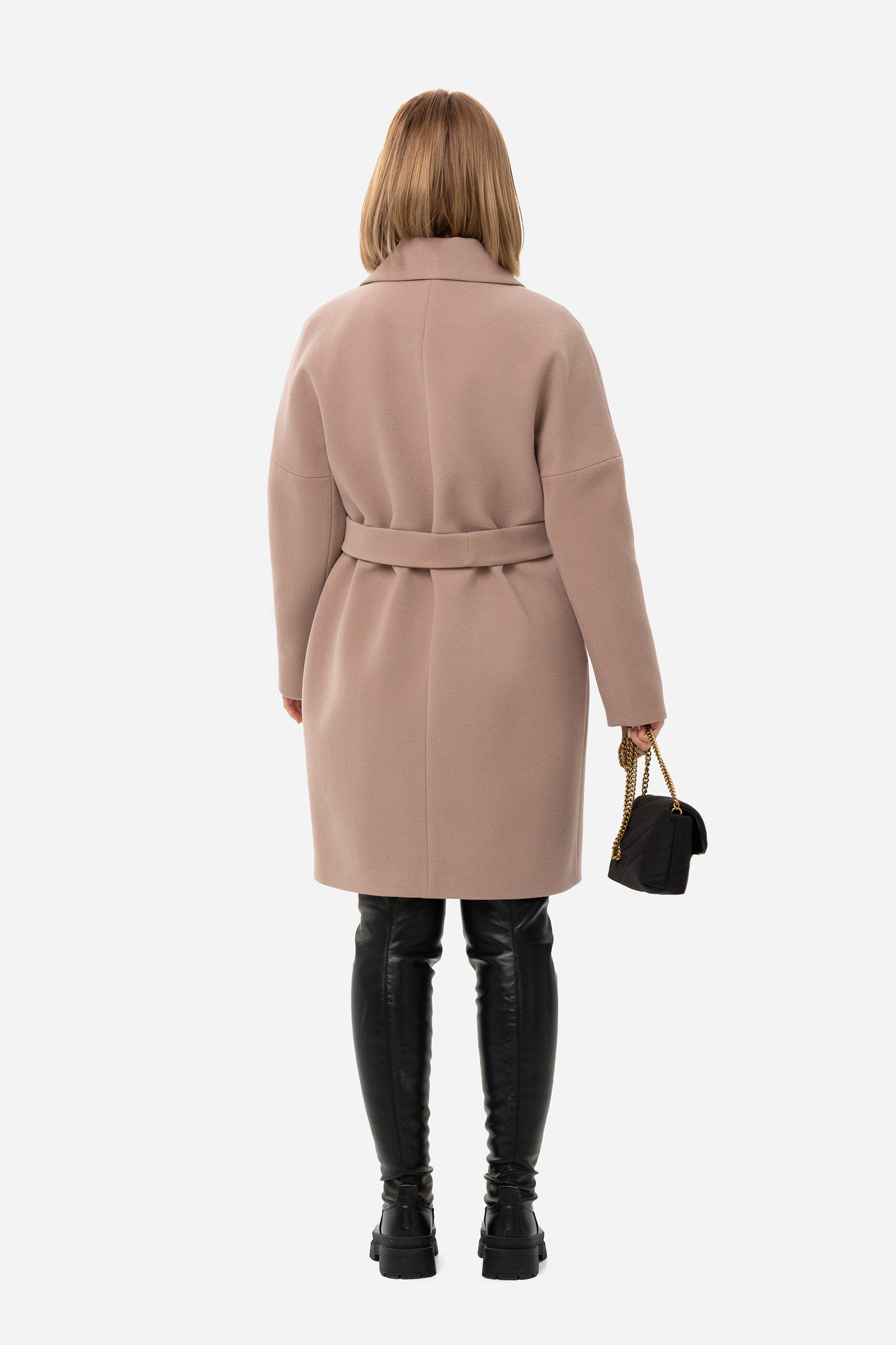 Women's short oversized coat