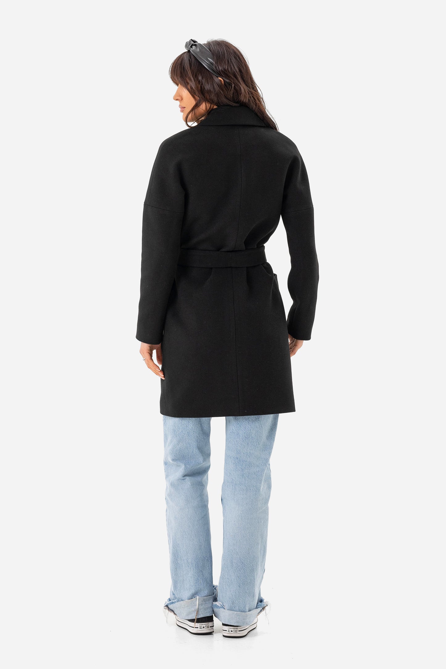 Women's short oversized coat