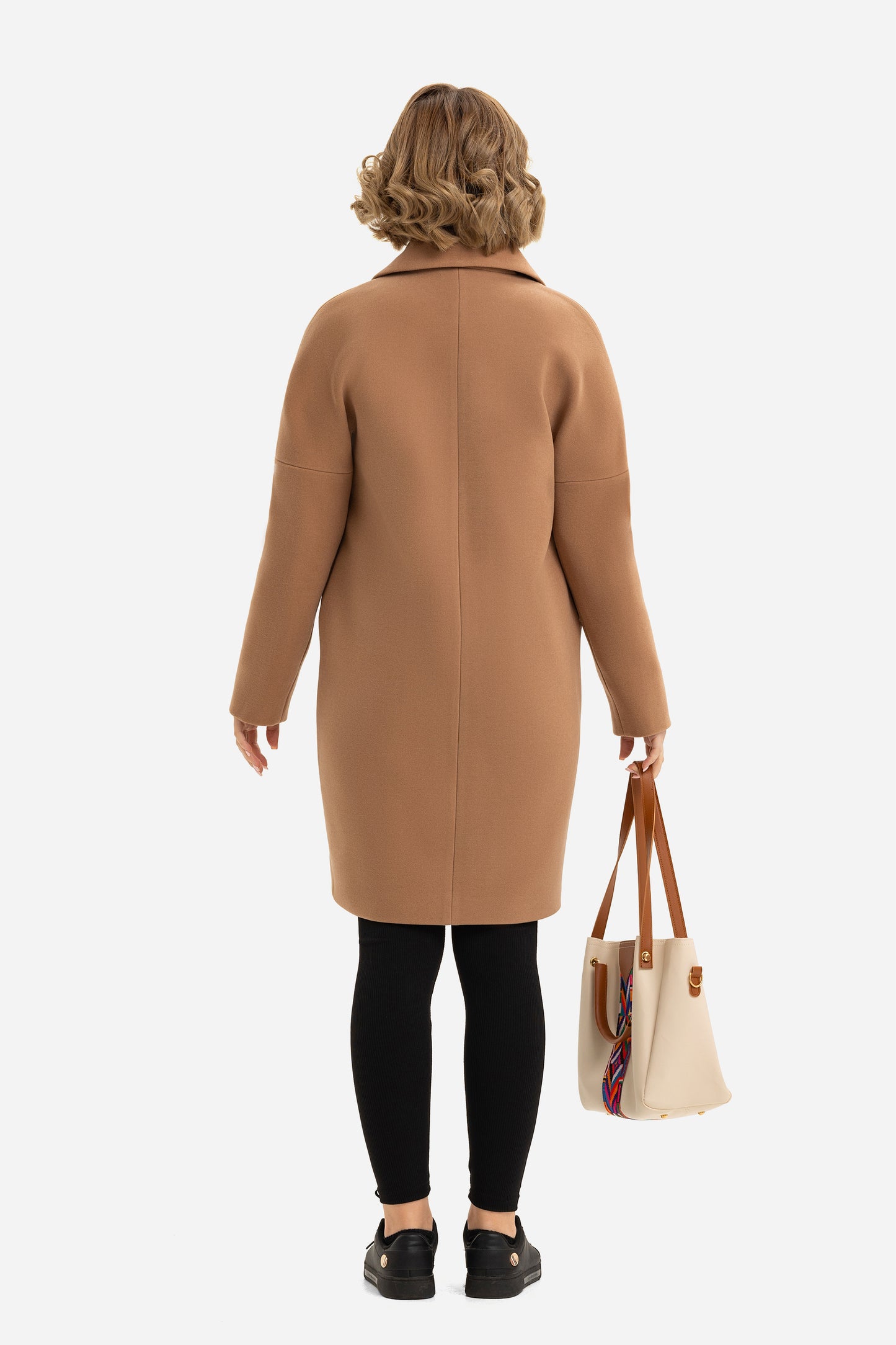 Women's short oversized coat
