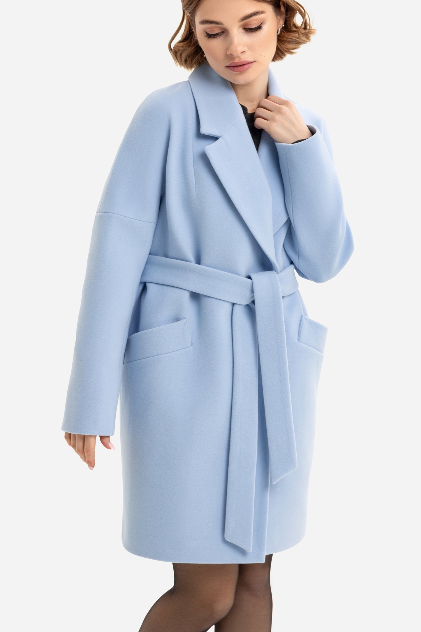 Women's short oversized coat