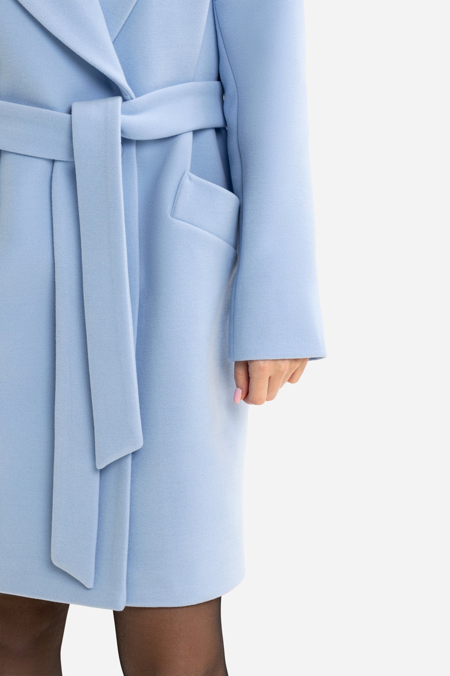 Women's short oversized coat