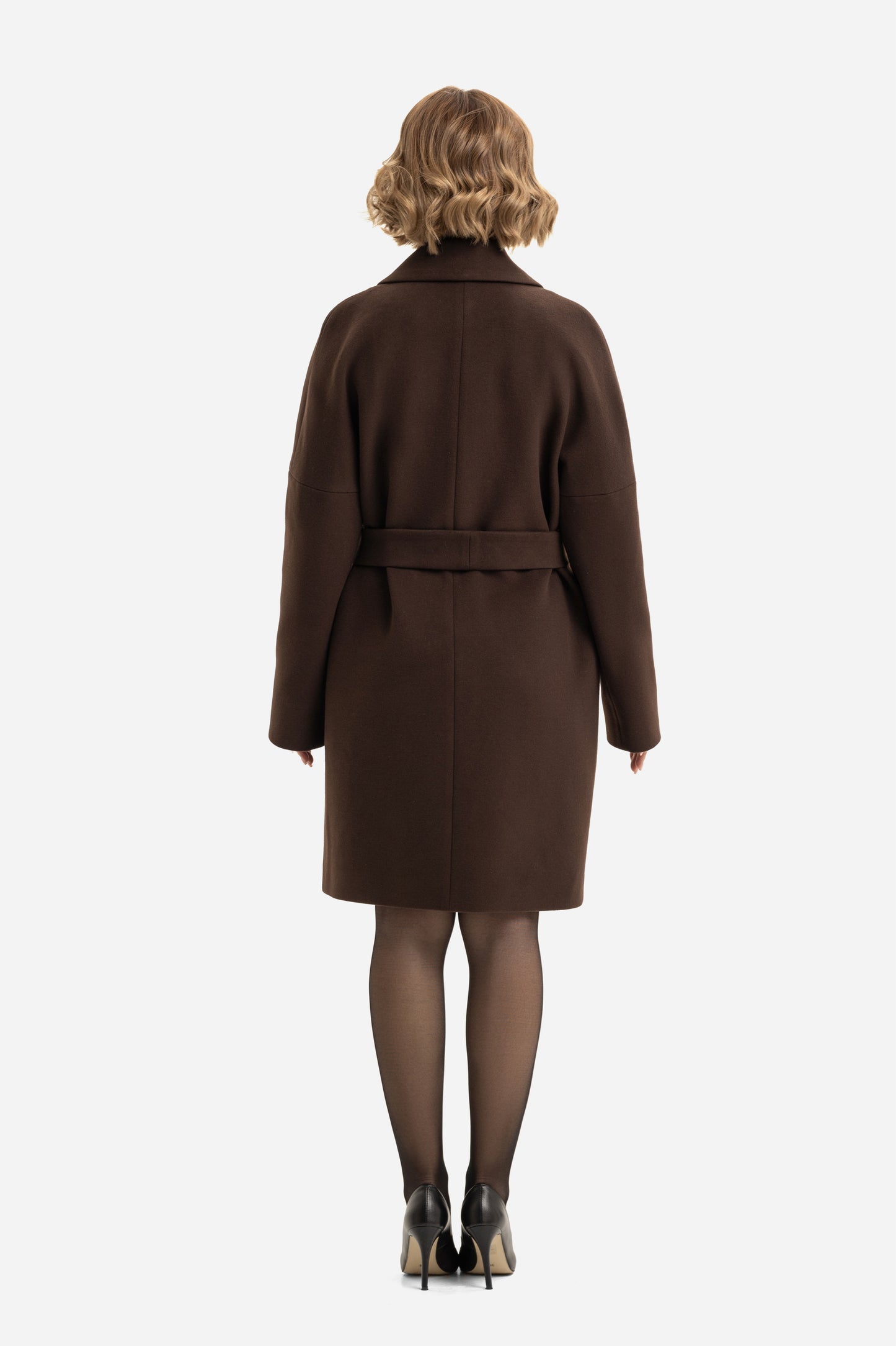 Women's short oversized coat