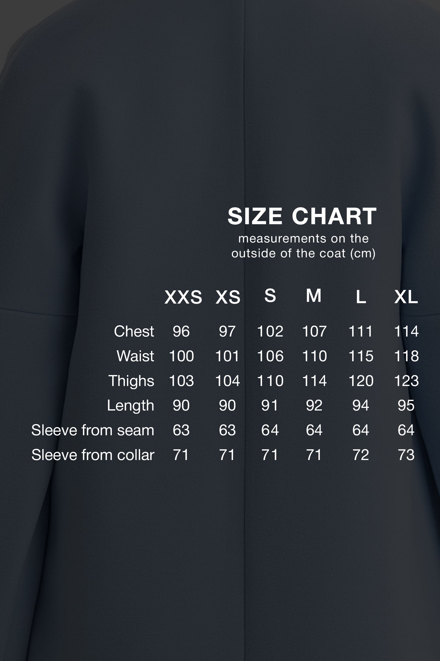 Women's short oversized coat