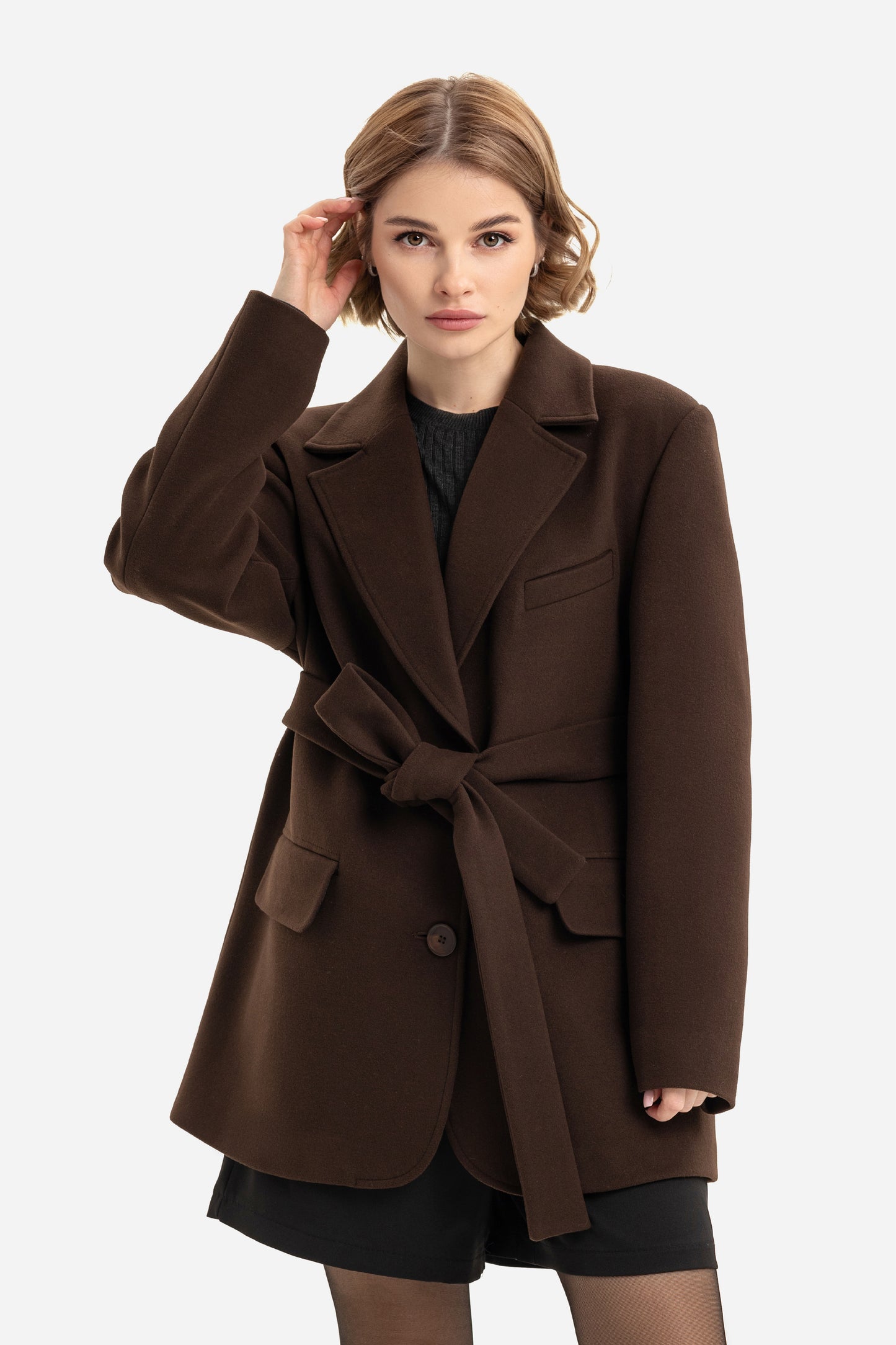 Women's short coat-jacket