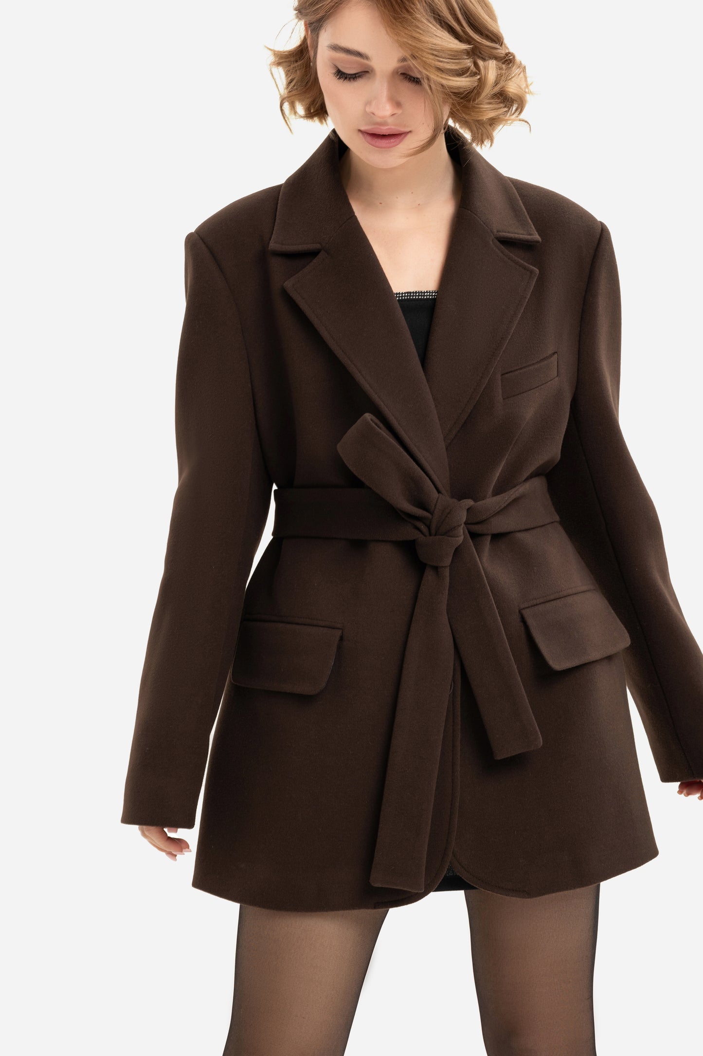 Women's short coat-jacket
