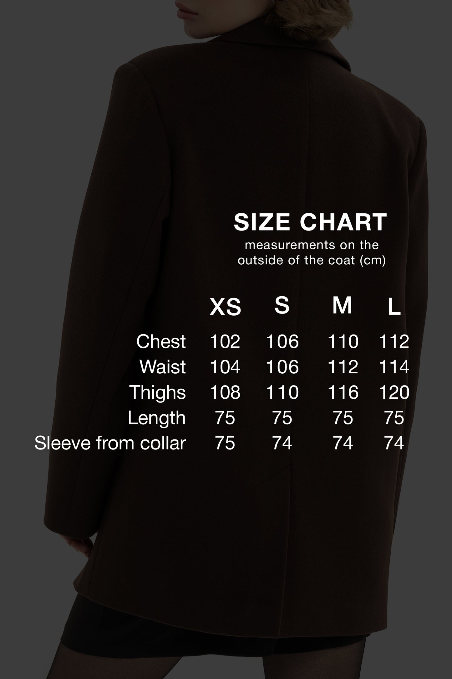 Women's short coat-jacket