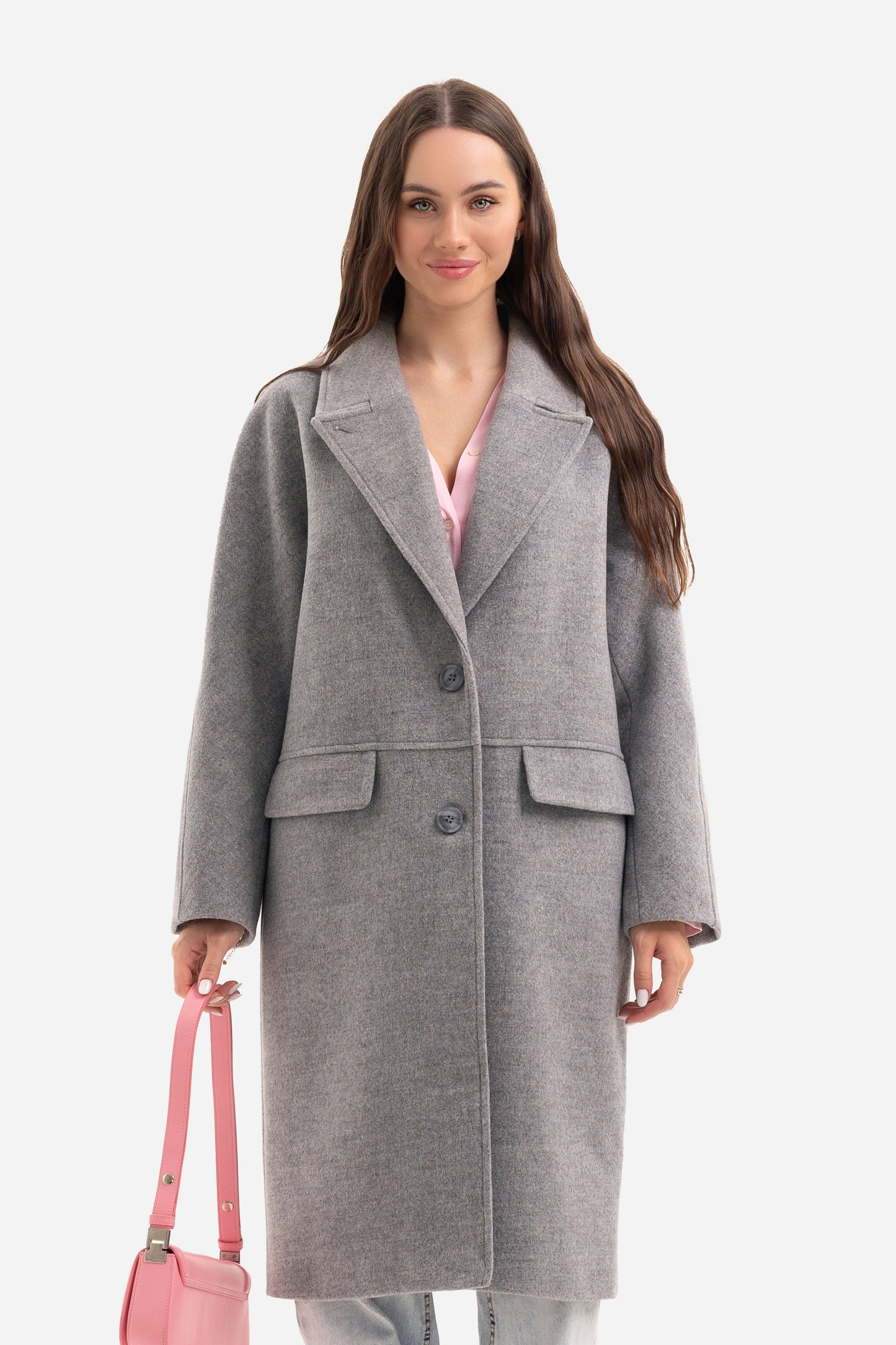 Women's warm textured coat