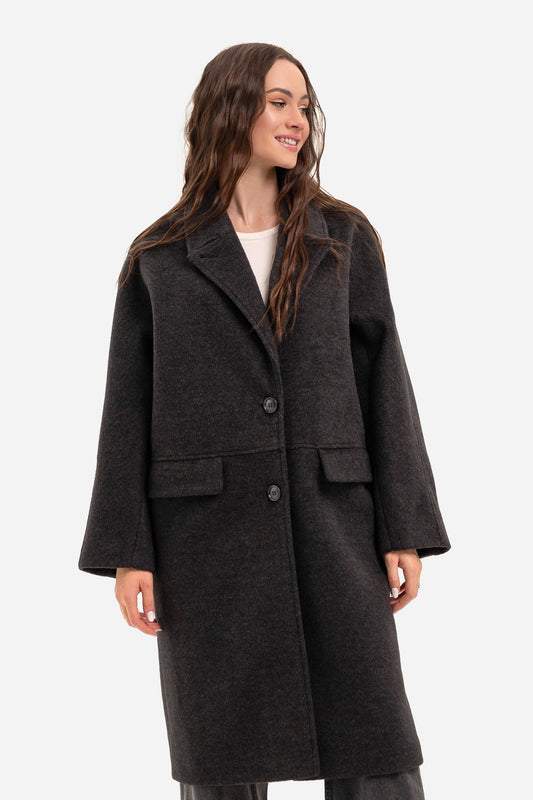 Women's warm textured coat