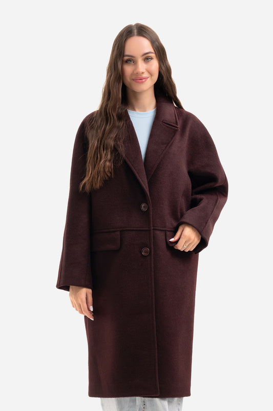 Women's warm textured coat