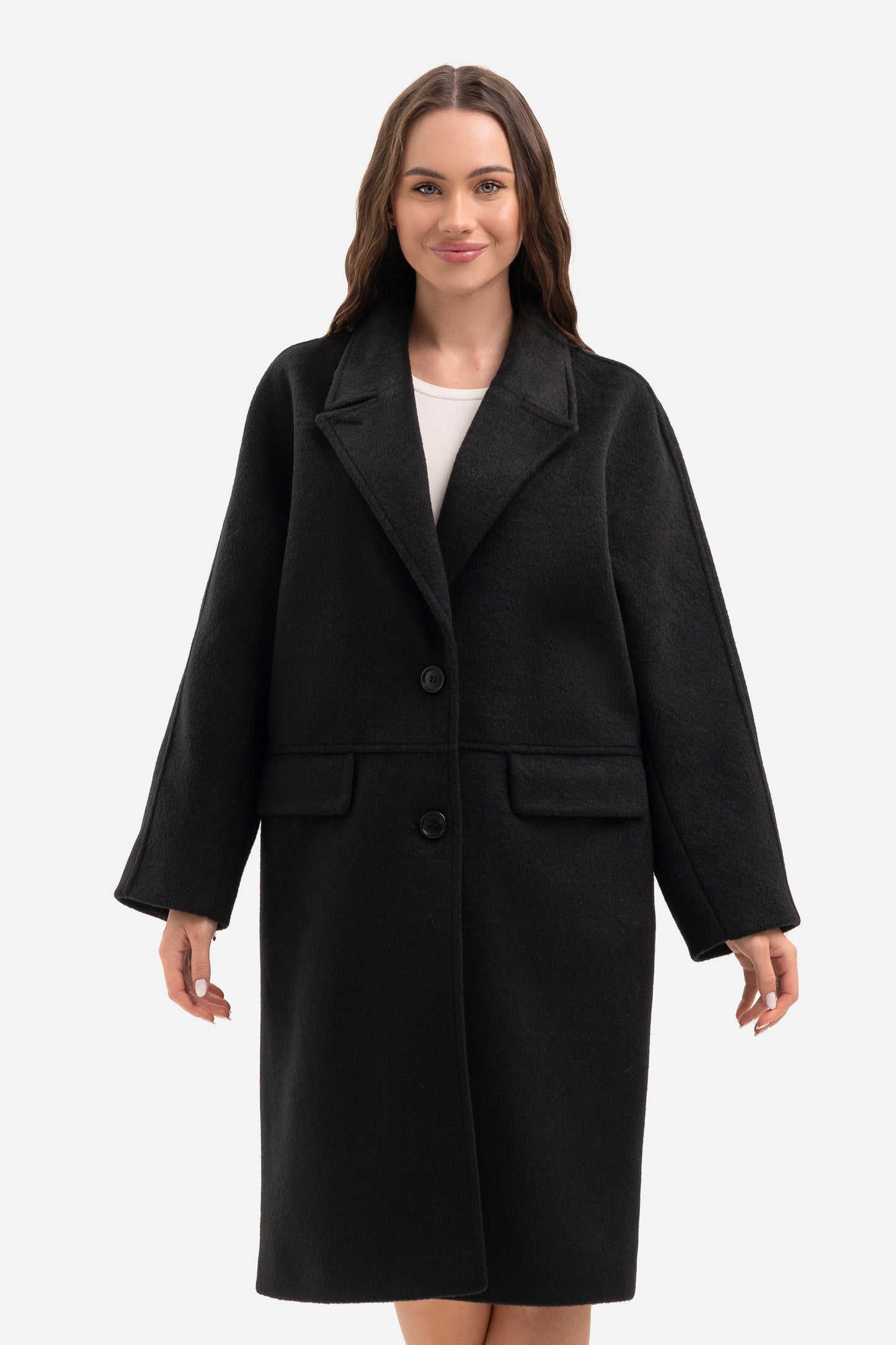 Women's warm textured coat