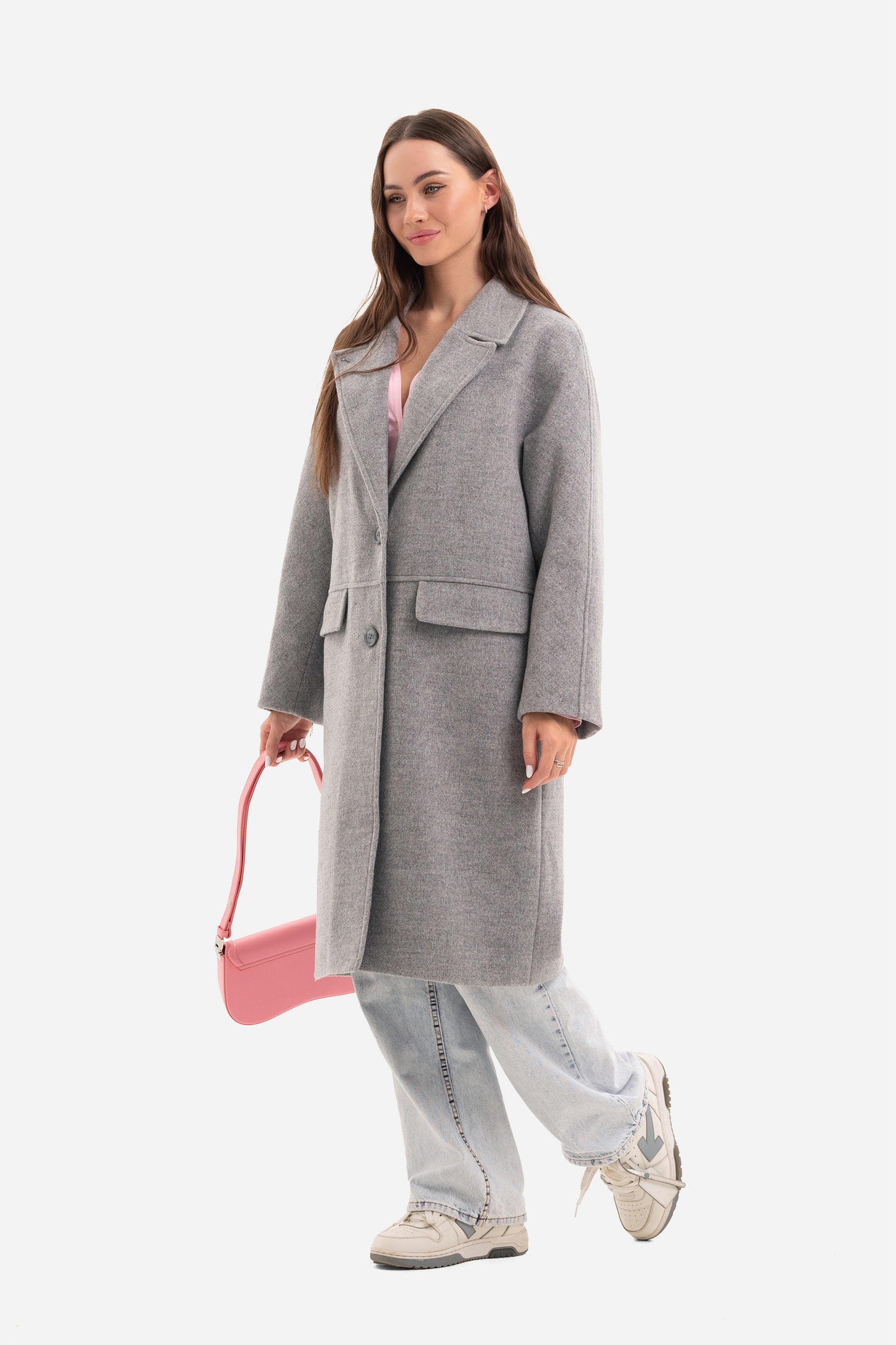 Women's warm textured coat
