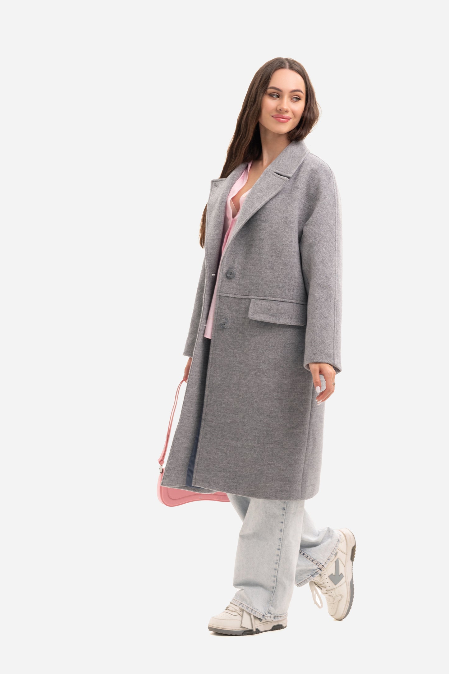 Women's warm textured coat