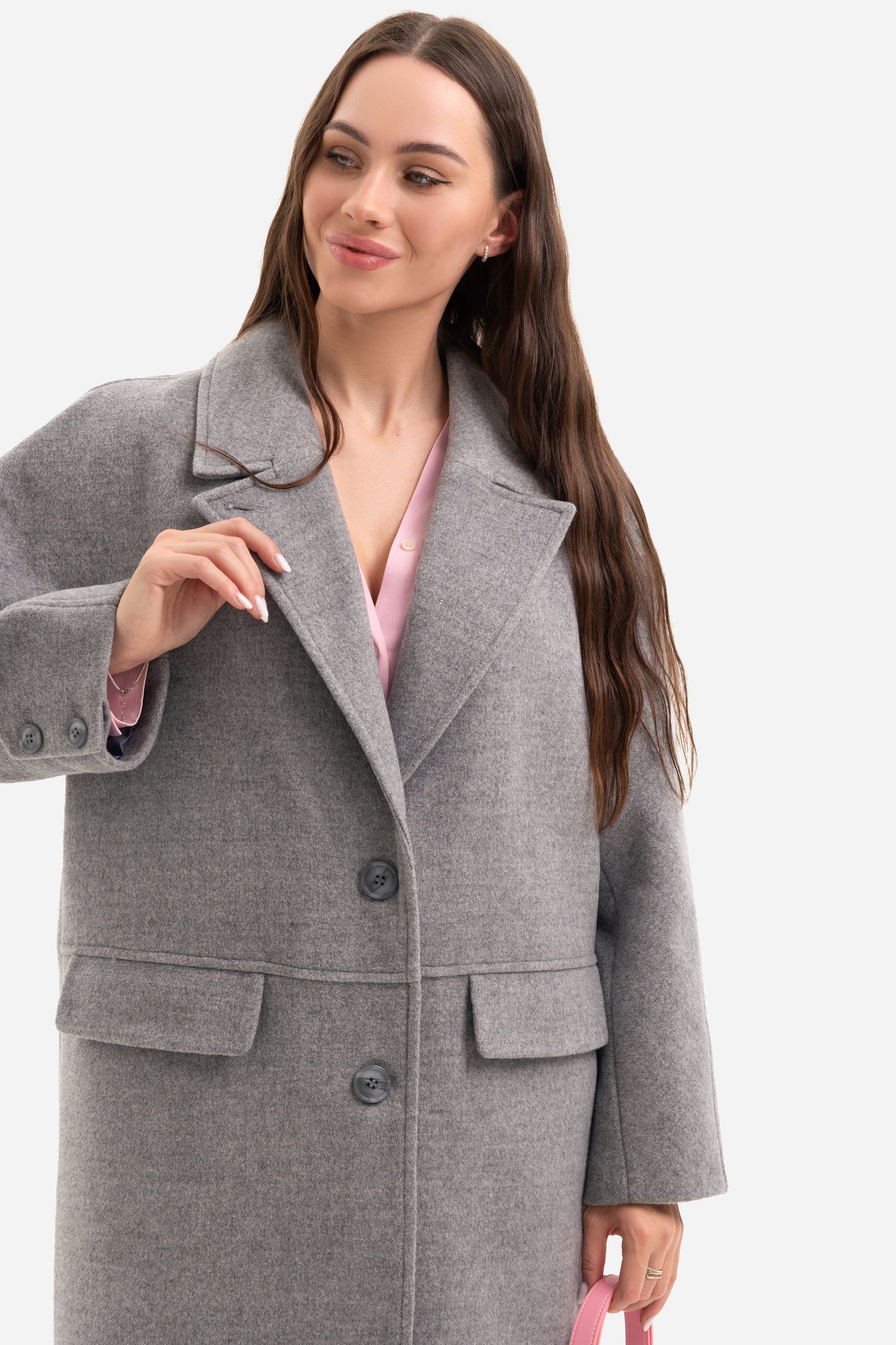 Women's warm textured coat