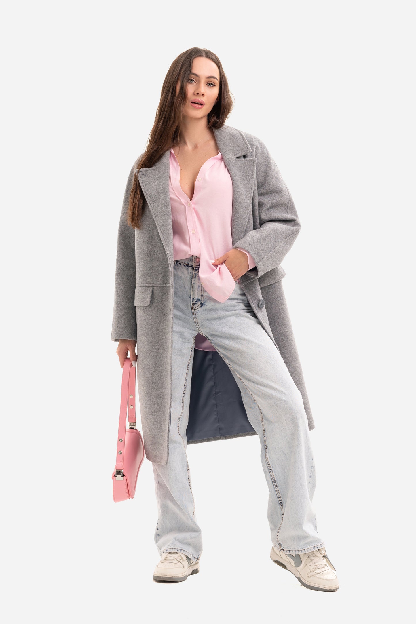 Women's warm textured coat