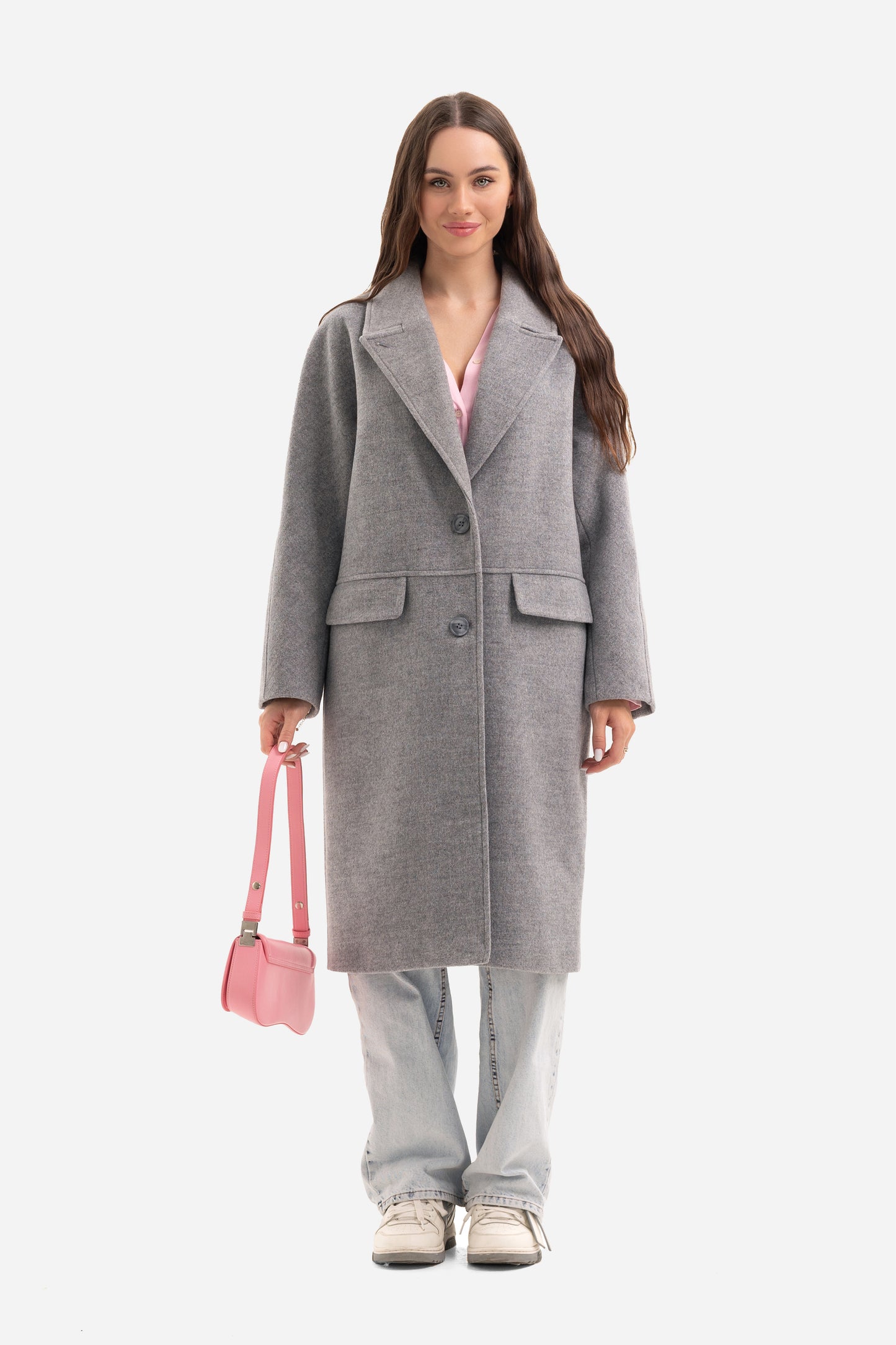 Women's warm textured coat