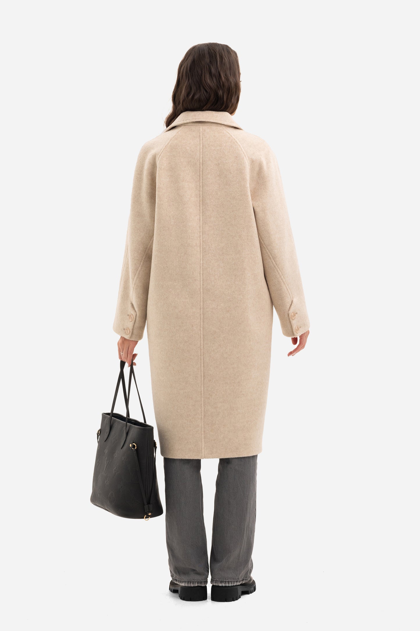 Women's warm textured coat