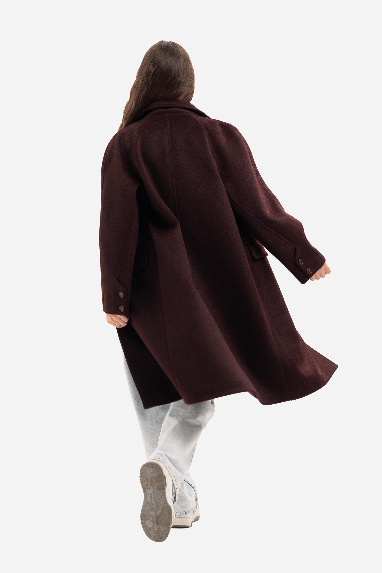 Women's warm textured coat