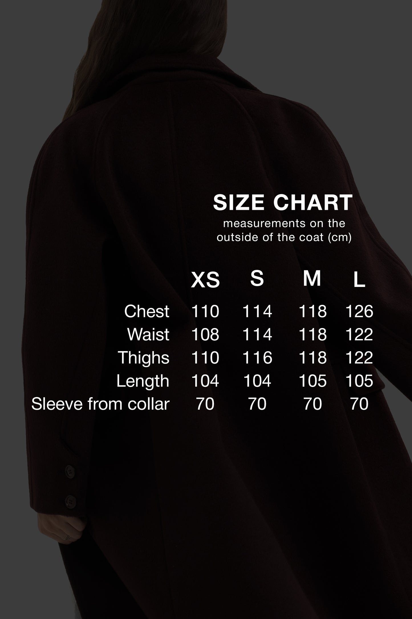 Women's warm textured coat
