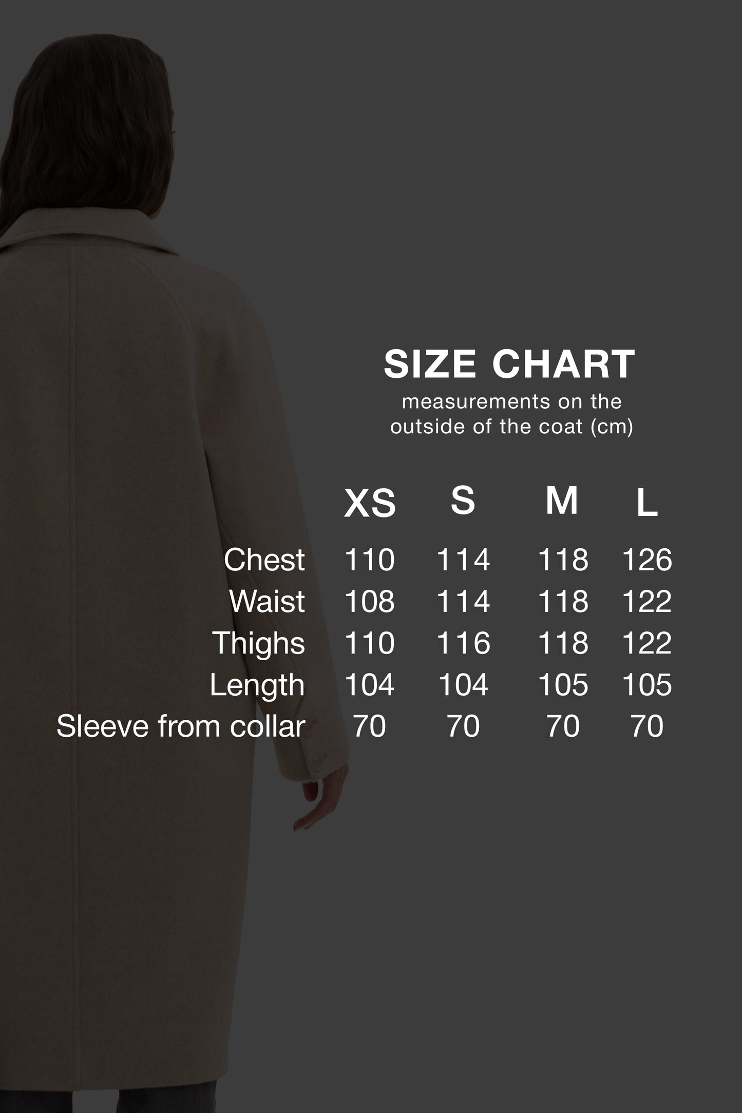 Women's warm textured coat